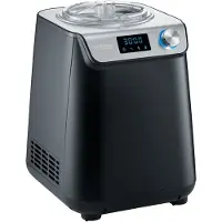 Severin EZ7407 Jäätelö- ja jugurttikone 1,2 L Musta ja ruostumaton teräs 135 W