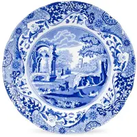 Spode Blue Italian -jälkiruokalautanen, 23 cm