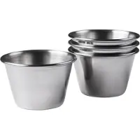 HOLM Dipskål 4 Stk. - Silver - Ø 6 cm