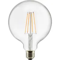 Globen Lighting Valonlähde E27 LED kolmiportainen himmennin, pyöreä, 125 mm 0,4–7 W, opaali