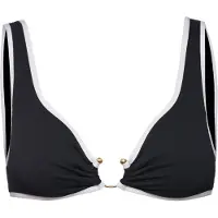 Seafolly Beach Bound Ring Front Tank - Black - 40