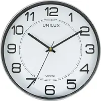Unilux Magnet Clock metal grey
