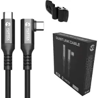 VORTEX VR VortexVR 5m USB-C -kaapeli kiinnikkeellä Meta Linkille | Meta Quest 3 / 3S / 2