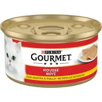 Gourmet 24x195g ankka & kana kissan märkäruoka