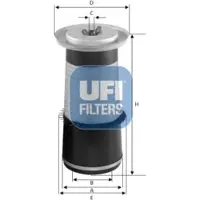 Ufi Ilmansuodatin 27.A60.00