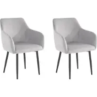 Notio Living 2:n ruokailutuolin setti Penny, harmaa