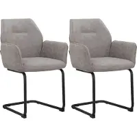 Loft 24 2:n ruokailutuolin setti Capri, harmaa