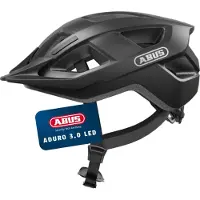 ABUS Aduro 3.0 LED -pyöräilykypärä Titan