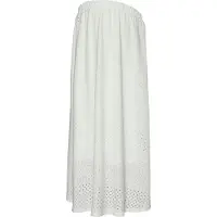 Mamalicious Mlangia Jrs Midi Skirt Hw - White - M