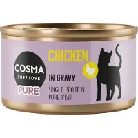 Cosma 24x80g Pure kana kissan märkäruoka