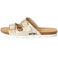 Bayton Pistokkaat 'Astrakan' beige / kulta / musta