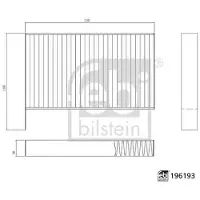 FEBI BILSTEIN Suodatin, sisäilma 196193