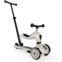 Scoot & Ride Highwaykick 1 Push & Go Skootteri Ash Ash-1-5 Y Beige 1-5 vuotta Pojat, Tytöt