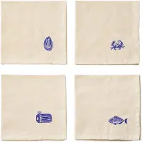 Midnatt Servietter, 4-Pak, Bell - Beige - 40X40CM