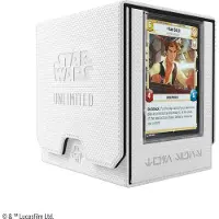 GameGenic : Star Wars Unlimited kortspel - Twin Suns Deck Pod - White / Black