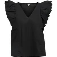 Object Objhope Papaya Nour S/S Top E Div - Black - 34