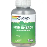 Solaray , Yksi Kerta Päivässä Korkea Energia Multivitamiini, 120 VegCaps