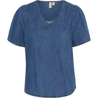 Culture Culivie Arpa Ss Blouse - Blue - XL