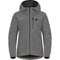Urberg Women's Pile Hoodie Grey Melange Välikerrospuserot XXL