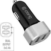 Crong Power -autolaturi 24W - Autolaturi 2xUSB 2.4A (alumiini)