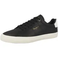 Pepe Jeans for man. PMS31076 Trainers Kenton Fresh black (43), Flat, Laces, Casual