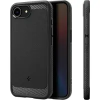 Spigen iPhone 16e/17e Rugged Armor Mag TPU-Kotelo - Musta