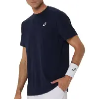 Asics for man. 2041A339 T-shirt Court Ss navy (XXL), Casual, Sport, Multisport, Polyester, Short sleeve