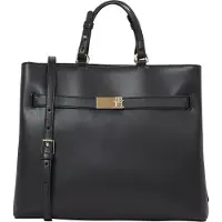 Tommy Hilfiger TH Heritage Shopperit 34 cm Musta