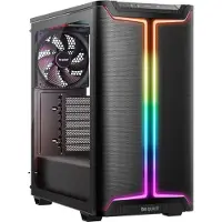 Be quiet! Pure Base 501 DX -miditornikotelo ikkunalla ja RGB-valaistuksella, musta