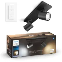 Philips Hue White Ambiance Runner Kohdevalaisin Kahdella Spotilla