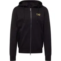 EA7 for man. 8NPM33_PJVRZ Core Identity sweatshirt black (XS), Casual, Sport, Cotton, Multisport