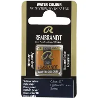 Taidepiste Rembrandt akvarelli 227 Yellow Ochre - 1/2 nappi