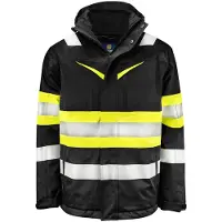 Projob 6454 Tekninen Takki En Iso 20471 Luokka 1 - Black/Yellow - L