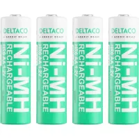 Deltaco – Ultimate Ni-Mh rechargeable, LR6/AA size, 2300mAh, 4-pack (SG) (ULT-SG-NH2300AA-4P)
