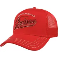 Stetson Since 1865 Trucker Cap Red Lippalakit One Size