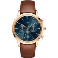 Daniel Wellington Iconic Chronograph 42 St Mawes Rg Arctic - Brown - 42 MM