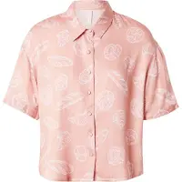 Hunkemoller Jacket Ss Vis Satin - Pink - M