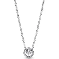 Pandora Timeless hopea riipuskaulakoru sädekehä 391174C01-45
