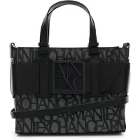 Armani Exchange Käsilaukku vaaleabeige / musta