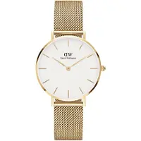 Daniel Wellington Petite 32 Evergold G White - Gold - 32 mm
