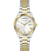 GUESS Naisten Luna Hopea & Kulta Kello GW0308L6