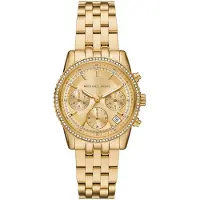 Michael Kors Analoginen kello 'RITZ' kulta