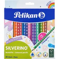 Pelikan 700665, Musta, Sininen, Ruskea, Vihreä, Harmaa, Vaaleansininen, Vaaleanvihreä, Monivärinen, Oranssi,..., 24 kpl