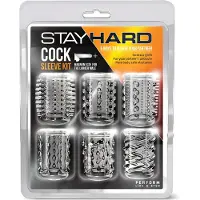 Blush STAY HARD PENISMANSETIT 6 KPL Läpinäkyvä