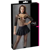 Cottelli - Minihame - Pliseerattu - Musta - XL