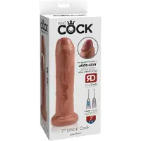 King Cock - realistinen dildo 18cm - tumma luonnollinen