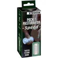 You2Toys STROKER Speed - tekoperse-masturbaattori (läpinäkyvä)
