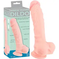 You2Toys - Medical - lääkärikäyttöön tarkoitettu silikonidildo (24 cm, luonnollinen)
