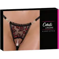 Cottelli collection Cottelli Haarattomat Helmistringit - Punainen - M/L
