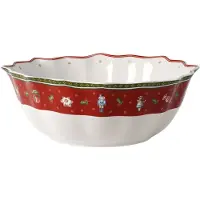 Villeroy & Boch Toy's Delight kulho 2,1 L Valkoinen-punainen